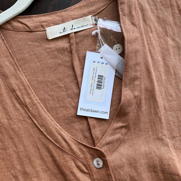 At Dawn Fringe Relax Romper with Belt - Picture 2 of 10